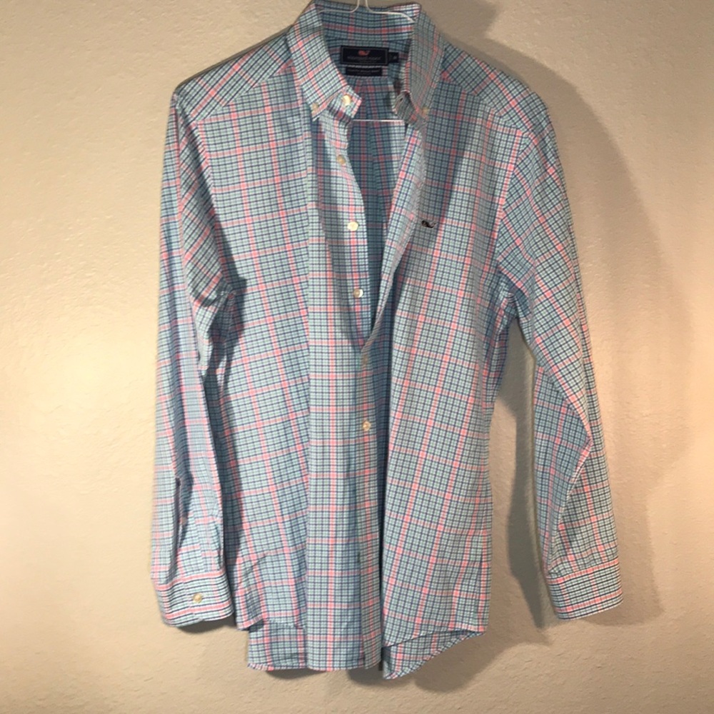 Men’s Vineyard Vines Slim Fit Whale Shirt Size: M